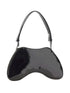 Diesel Play Patent Leather Shoulder Bag Black