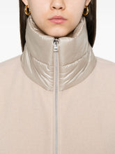 Herno Quilted Short-Sleeved Wool Jacket Powder powder