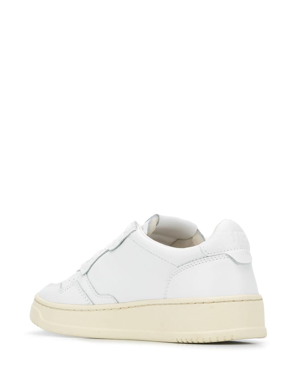 Autry Medalist Low-Top Leather Sneakers White