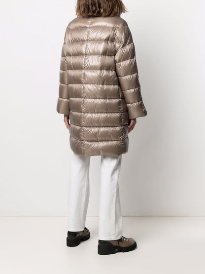 Herno Matilde Midi Down Jacket Dove Grey Dove Grey