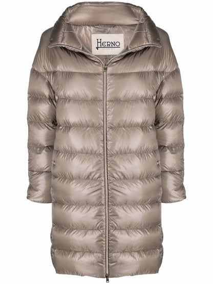 Herno Matilde Midi Down Jacket Dove Grey Dove Grey