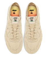 Autry Espadrille Canvas Low-Top Sneakers Ivory