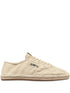 Autry Espadrille Canvas Low-Top Sneakers Ivory