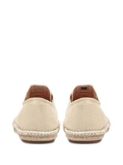 Autry Espadrille Canvas Low-Top Sneakers Ivory