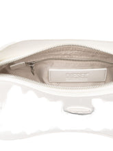Diesel Play White Patent Curved Shoulder Bag White