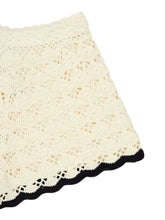 Zimmermann Rhiannon Crochet Cotton Shorts Beige