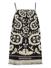 Zimmermann Rhiannon Printed Mini Dress Black black