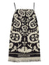 Zimmermann Rhiannon Printed Mini Dress Black black