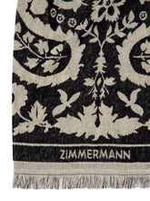 Zimmermann Rhiannon Printed Mini Dress Black black