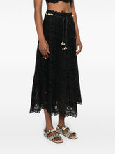 Zimmermann Rhiannon Silk Maxi Skirt Black