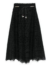 Zimmermann Rhiannon Silk Maxi Skirt Black