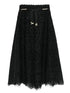 Zimmermann Rhiannon Silk Maxi Skirt Black