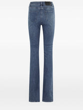 Elisabetta Franchi Flared High-Waist Blue Denim Jeans Blue