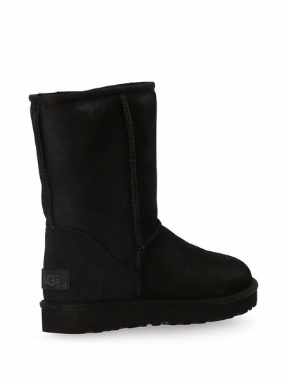 Ugg Australia Classic Short II Shearling-Lined Black Boots Black