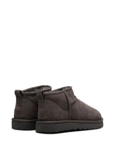 UGG Australia Classic Ultra Mini Silk-Nylon Boots Grey