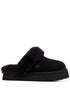 Ugg Australia Shearling-Lined Suede Slip-On Sandals Black black