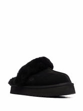 Ugg Australia Shearling-Lined Suede Slip-On Sandals Black black