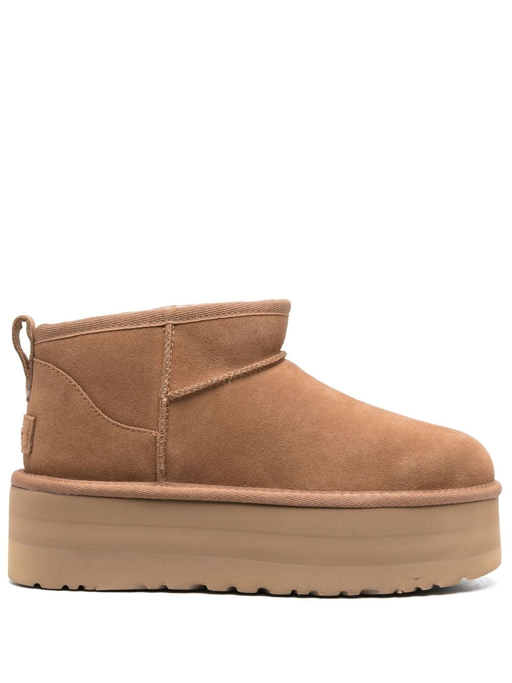 Ugg Australia Classic Ultra Mini Platform Boots Beige