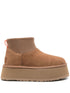 Ugg Australia Classic Mini Dipper suede sheepskin boots beige