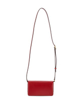 Valentino Garavani Vain Small Shiny Calfskin Shoulder Bag Red