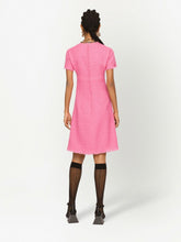 Dolce & Gabbana Rachel Wool Tweed Mini Dress Pink