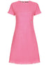 Dolce & Gabbana Rachel Wool Tweed Mini Dress Pink