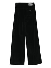 Emporio Armani Wide-Leg Corduroy Denim Jeans Black black