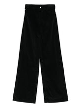 Emporio Armani Wide-Leg Corduroy Denim Jeans Black black