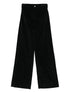 Emporio Armani Wide-Leg Corduroy Denim Jeans Black black
