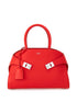 Ferragamo Hug Small Leather Tote Bag Red
