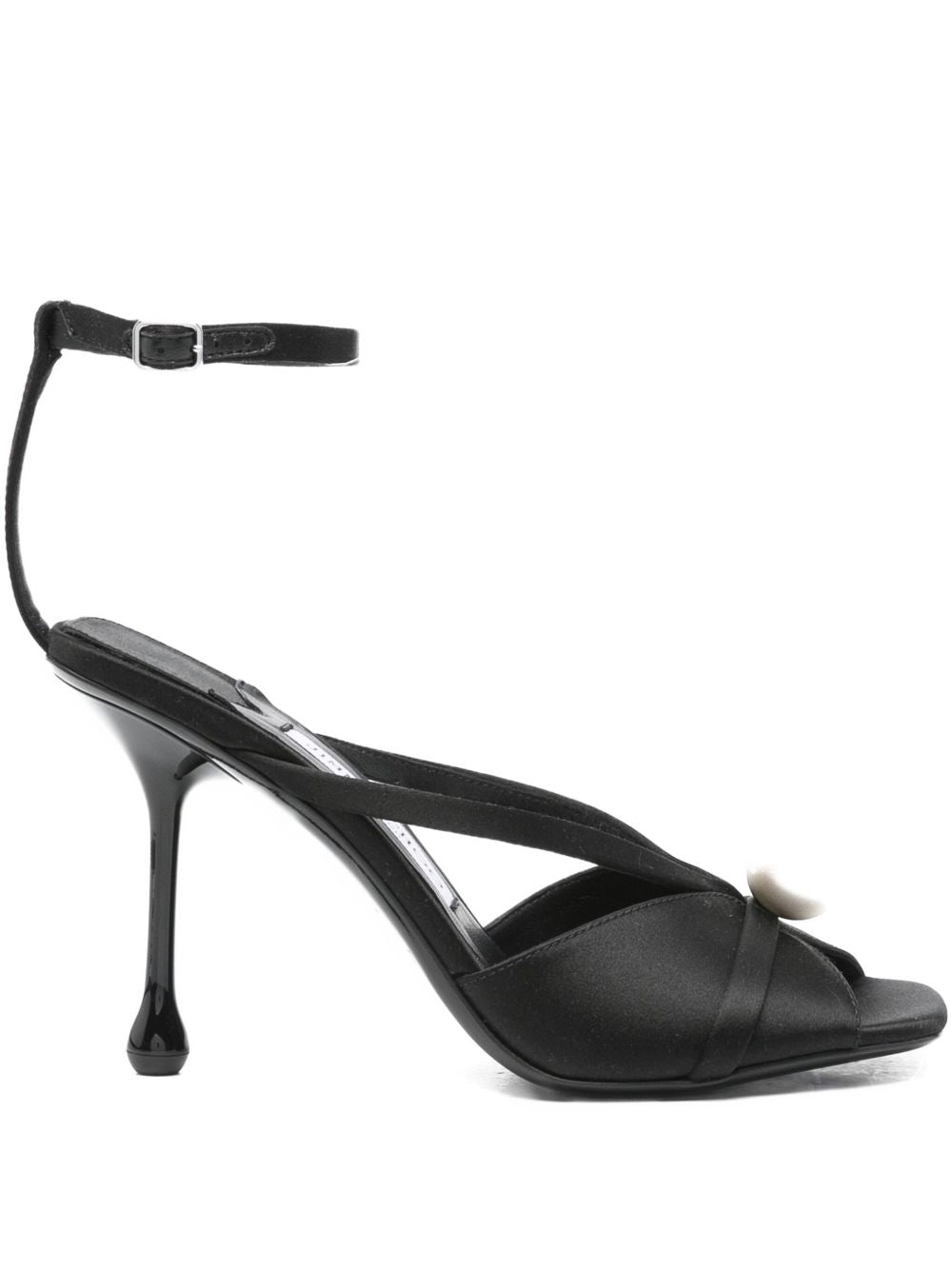 Jimmy Choo 100mm Siva sandals Black