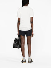 Jil Sander Plus Logo Cotton T-Shirt with Crew Neck White