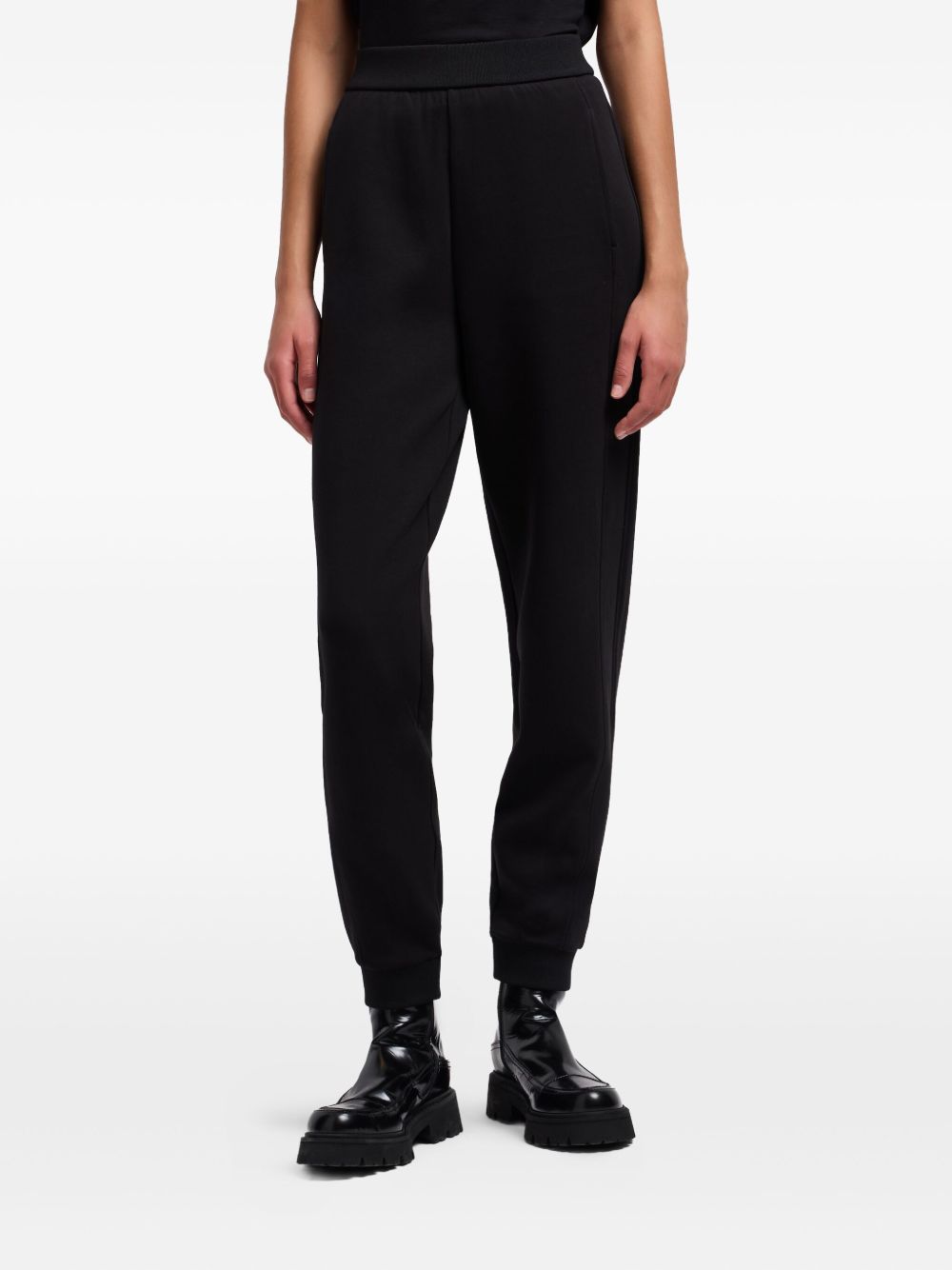 Emporio Armani Capsule Cotton-Blend Sweatpants Black