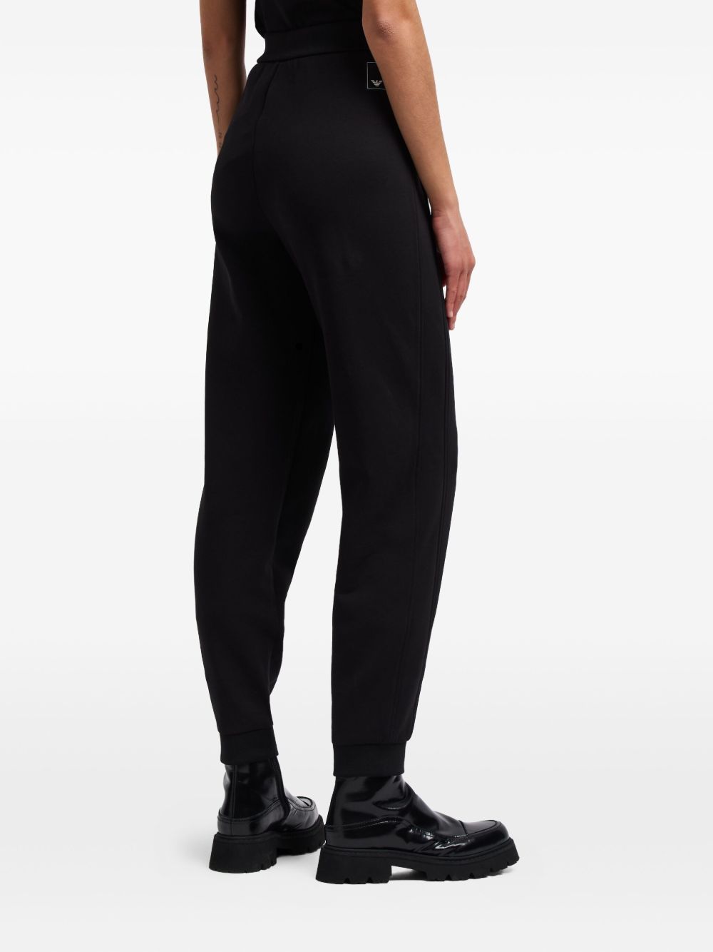 Emporio Armani Capsule Cotton-Blend Sweatpants Black