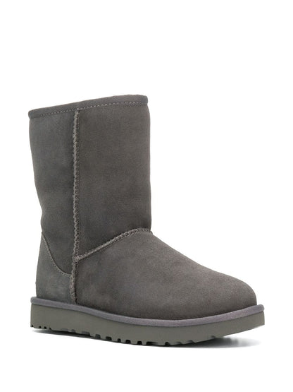Ugg Australia Classic Short II Silk &amp; Nylon Grey Boots Grey