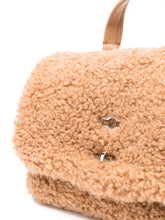Zanellato Postina Baby Teddy Silk and Nylon Brown Handbag