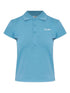 The Attico Jersey polo shirt Clear Blue