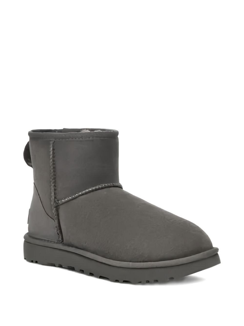 Ugg Australia Classic Mini II Silk and Nylon Ankle Boots Grey