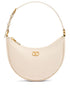 Valentino Garavani VLogo Signature Mini Leather Hobo Clutch Ivory