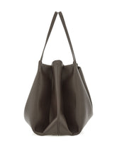 Ferragamo Medium Gancini Clasp Tote Bag Grey
