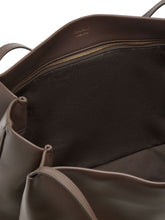 Ferragamo Medium Gancini Clasp Tote Bag Grey