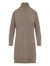 Fabiana Filippi Crystal-Embellished Wool Short Dress in Brown Brown