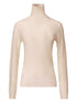 Fabiana Filippi Sequined Wool Roll-Neck Sweater White