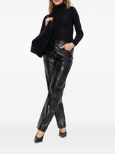 Fabiana Filippi Turtleneck Wool and Silk Sweater Black black