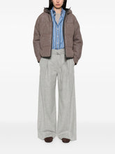 Brunello Cucinelli Quilted Cashmere Down Hooded Jacket Brown