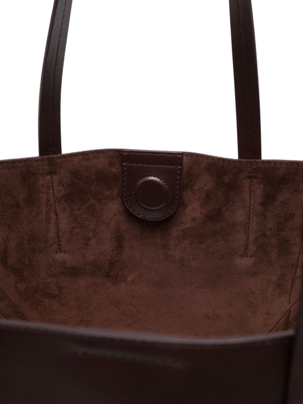 Brunello Cucinelli BC Duo panelled leather tote bag bordeaux