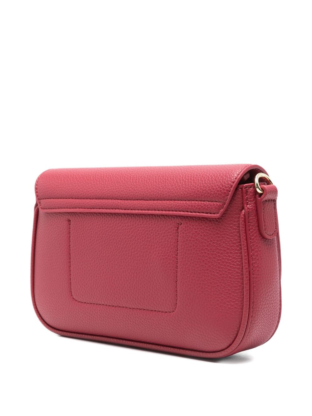 Emporio Armani Deer-Print Mini Shoulder Bag in Bordeaux