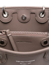 Emporio Armani MyEA Small Pebbled Shopper Bag Dove Grey