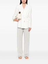 Brunello Cucinelli Ribbed Knit Cropped Straight-Leg Trousers Grey