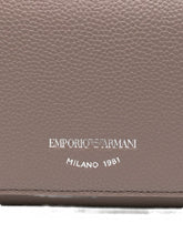 Emporio Armani Deer Print Mini Crossbody Bag Dove Grey
